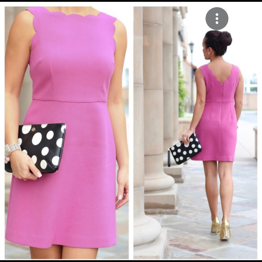 NWT Scalloped Top Loft Dress